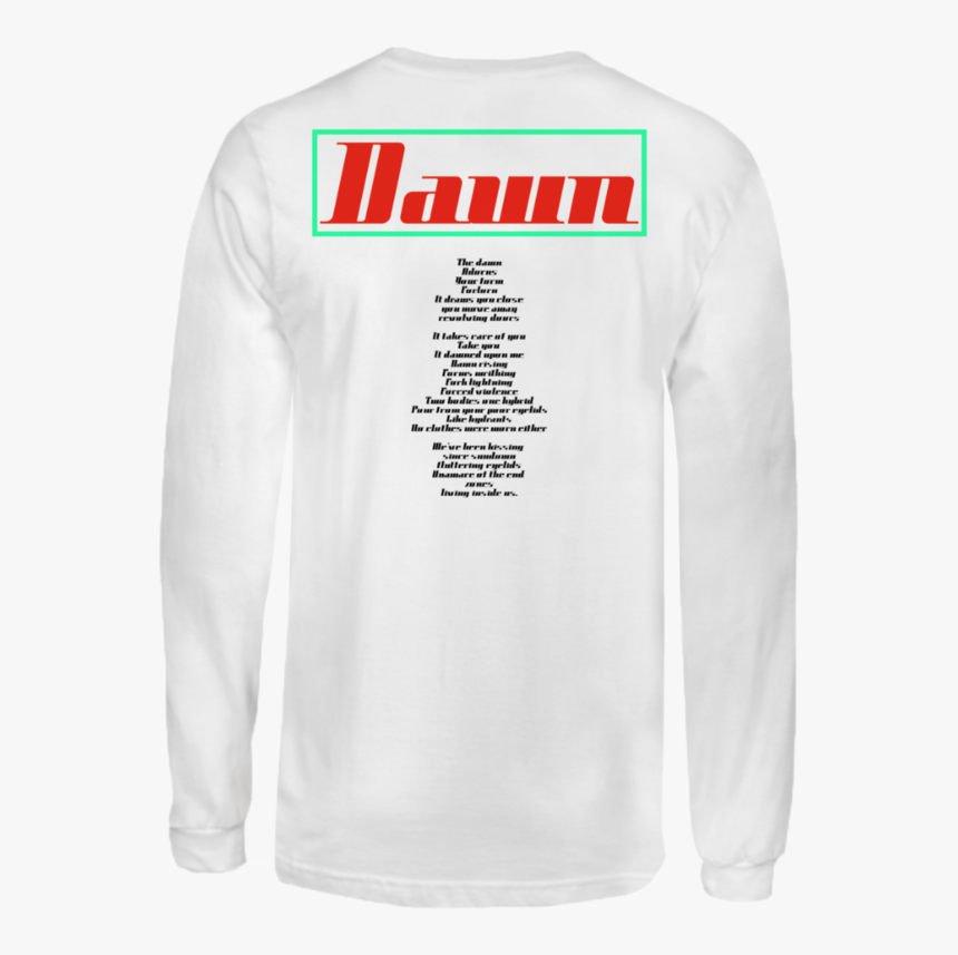 Longwhtbk2 - Long-sleeved T-shirt, HD Png Download