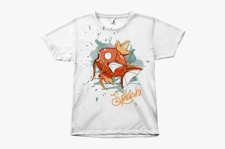 Magikarp Splash Shirt, HD Png Download