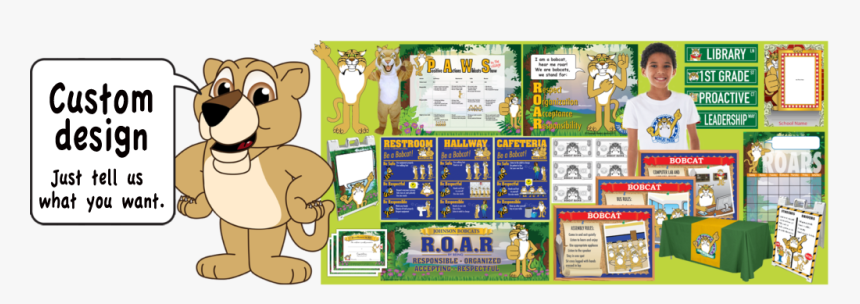 Pbis Posters Lion Cub Mascot Clip Art - Clip Art, HD Png Download