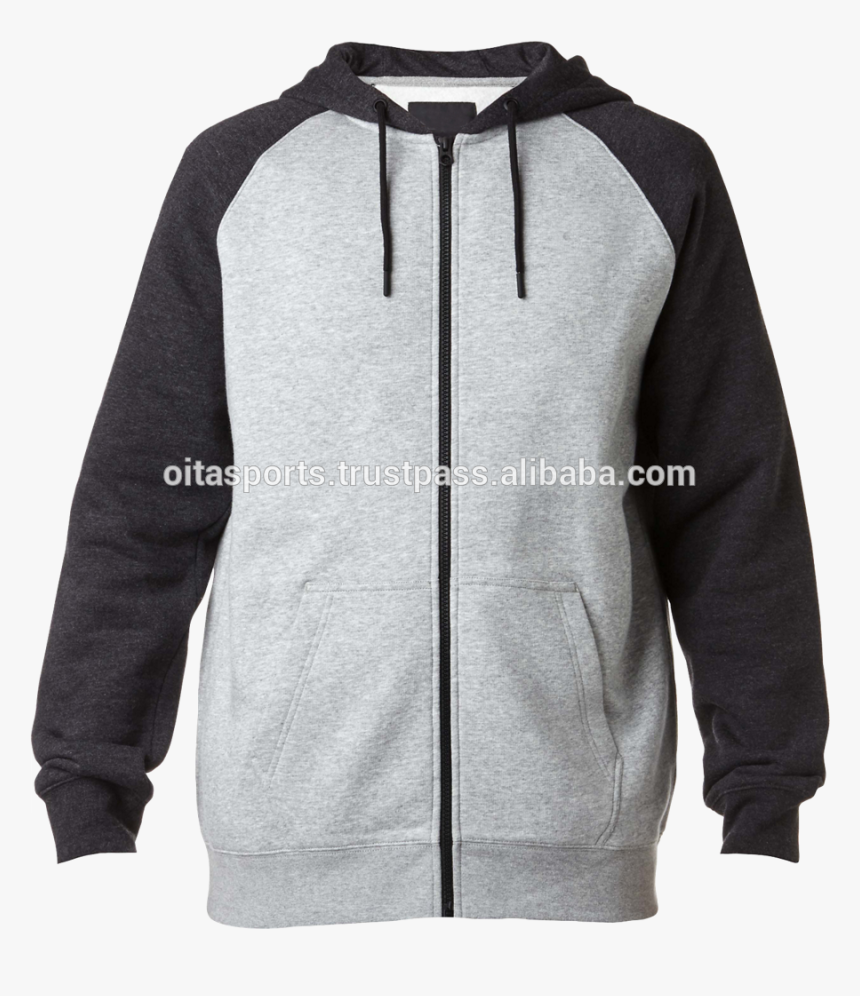Jaket Zipper Hitam Abu Abu, HD Png Download