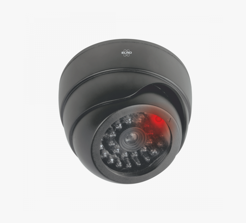 Indoor Dummy Dome Camera With Led Flash Light - Surveillance Camera, HD Png Download
