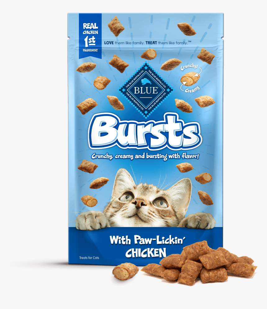 Blue Bursts Paw-lickin’ Chicken Cat Treats Cat Treats - Cat Treat, HD Png Download