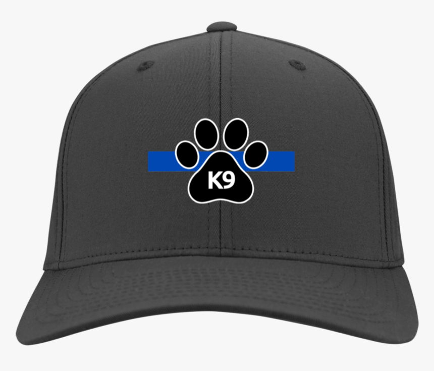 K9 Paw Thin Blue Line Hat - Baseball Cap, HD Png Download