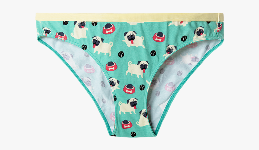 Good Mood Briefs Pug Life - Panties, HD Png Download