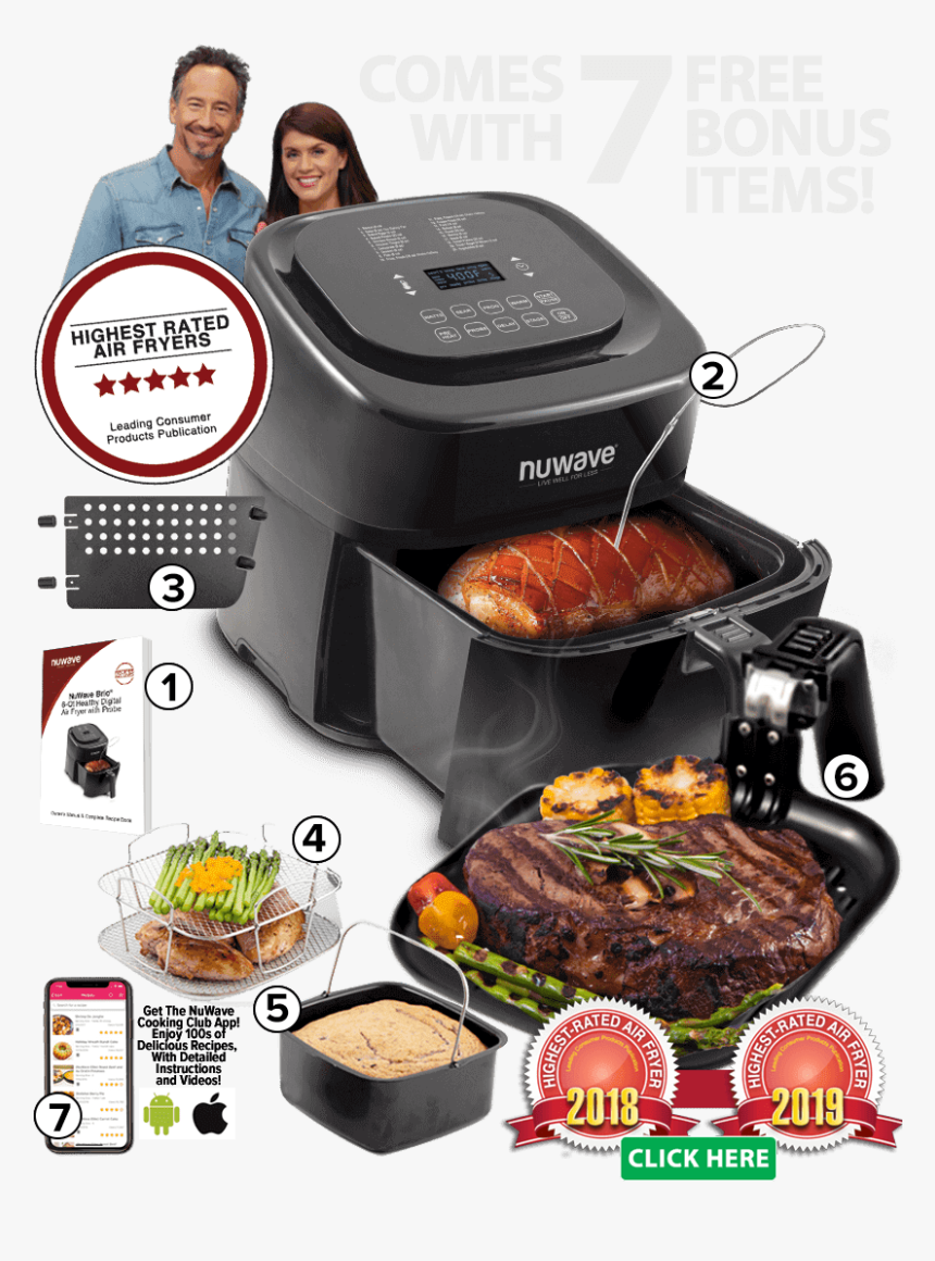 Nuwave Brio - Nuwave Brio 6qt, HD Png Download