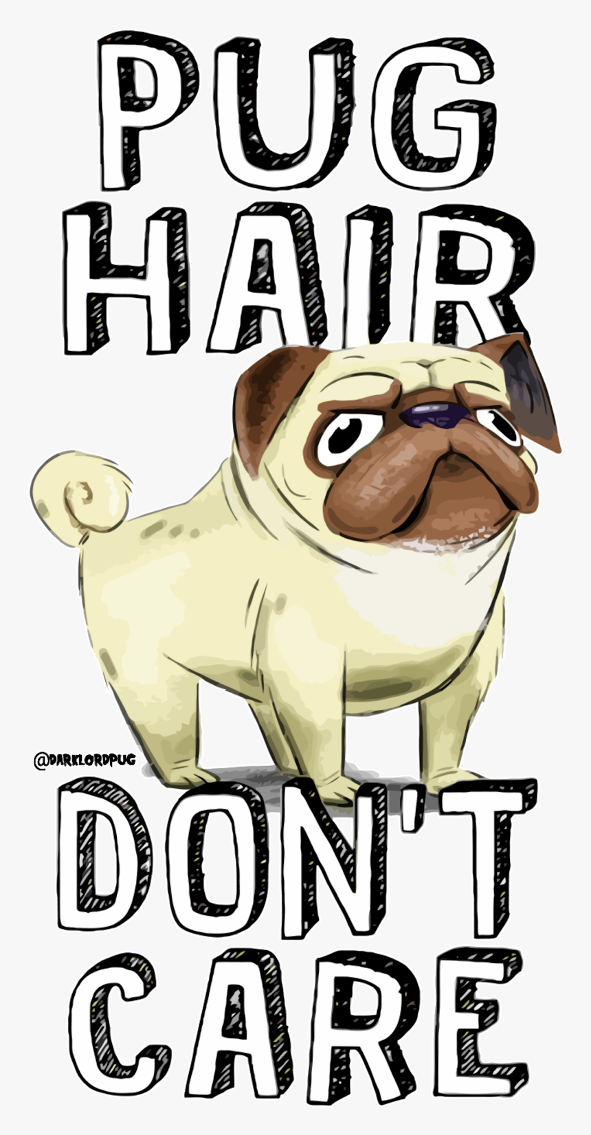 Dark Lord Pug - Pug, HD Png Download