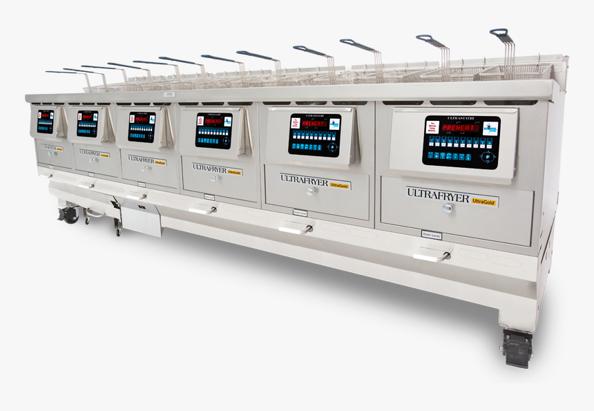 E20-20 Six Vat Commercial Electric Deep Fat Fryer With - Control Panel, HD Png Download