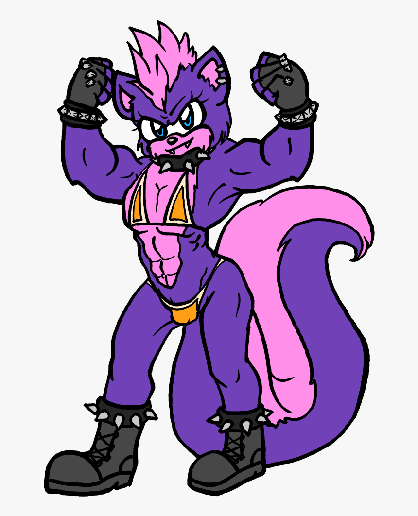 Megagi La Skunk - Cartoon, HD Png Download