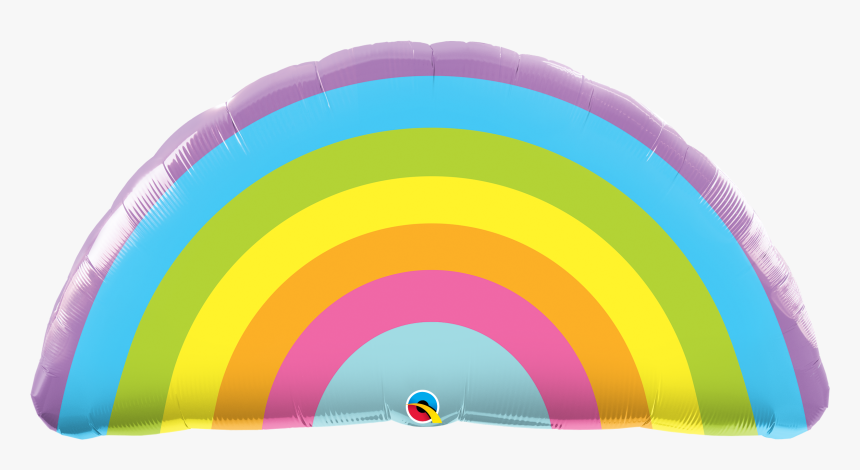By Qualatex 1 Ct 36 Metallic Gold Crescent Moon Balloon - Qualatex Rainbow, HD Png Download
