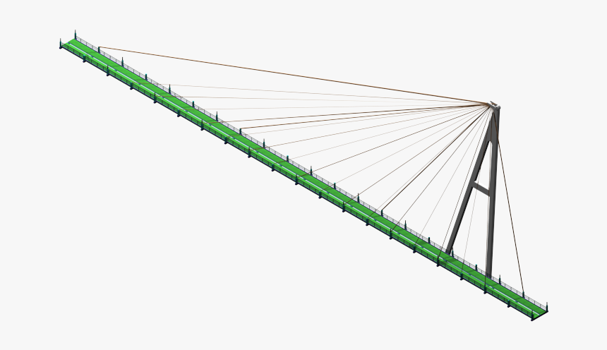 Suspension Footbridge 3ds Max Model - Suspension Bridge, HD Png Download