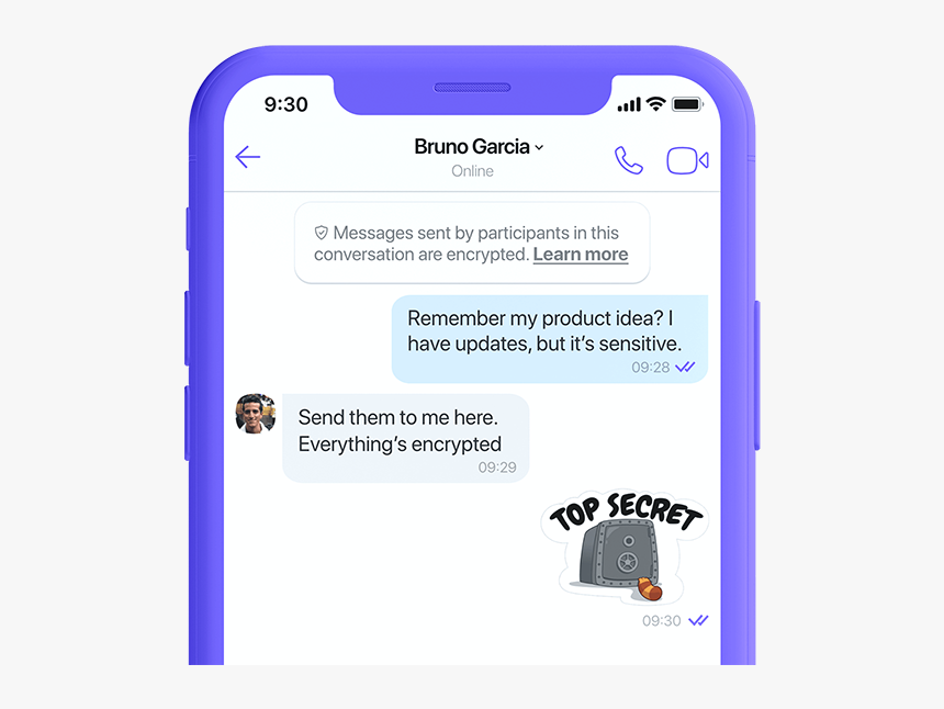 Always Secure - End To End Encryption Viber, HD Png Download