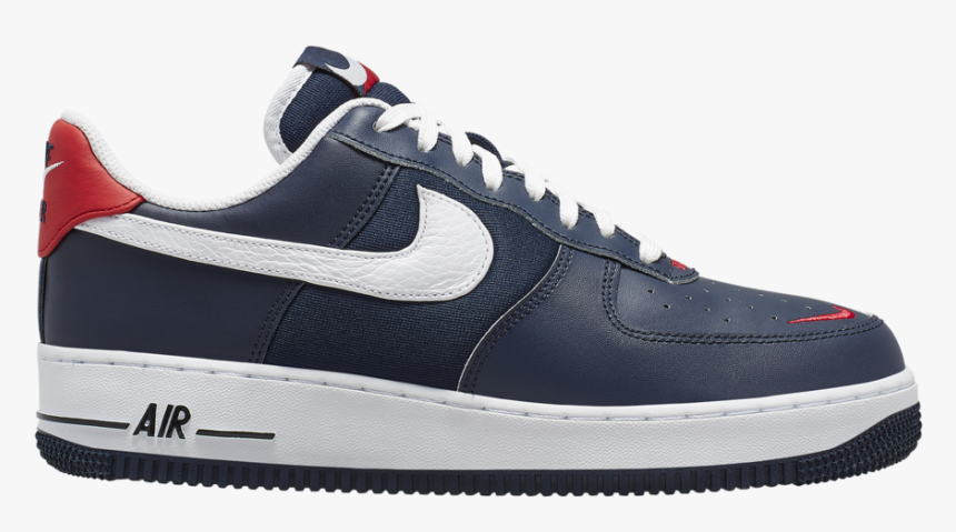 Nike Air Force 1 Low Obsidian White University Red - Nike Air Force 1 07 Lv8 4, HD Png Download
