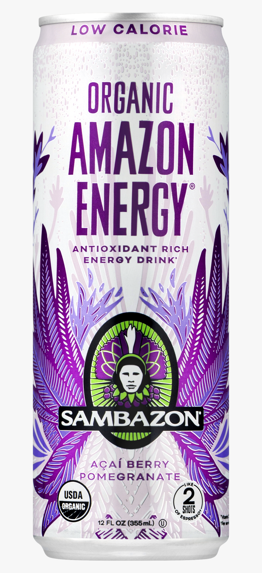 Sambazon Organic Amazon Acai Energy Drink, HD Png Download