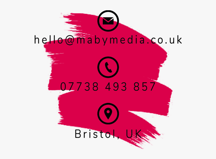 Maby Media Marketing Contact - Graphic Design, HD Png Download