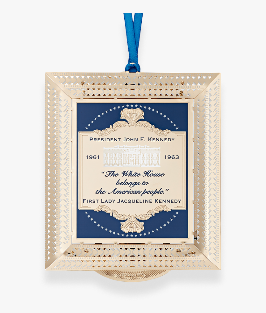 Back Of 2020 Christmas Ornament Honoring John F - Picture Frame, HD Png Download