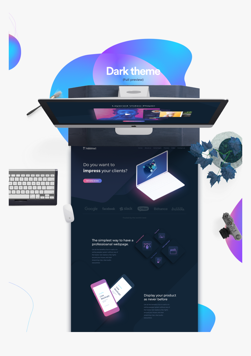 Futuristic Device Mockup Psd, HD Png Download