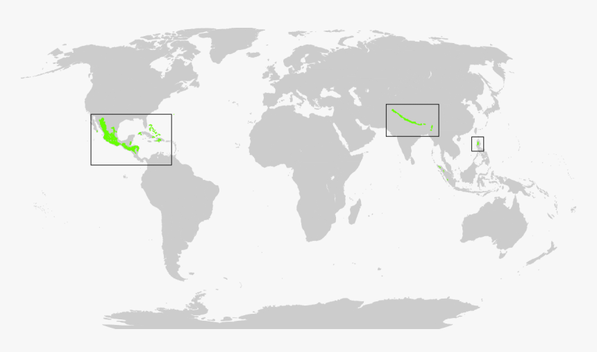 World Map Temperate Grasslands, HD Png Download