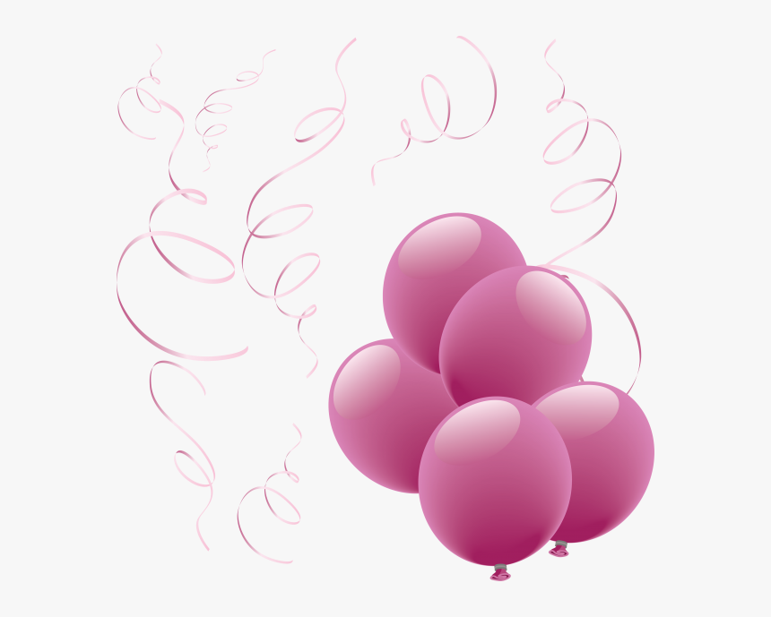 Lavender Color Balloon Png - Balloon Birthday Transparent Background, Png Download