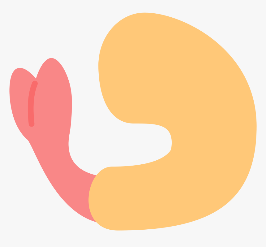 Peach Svg Emoji - Shrimp Emoji Png, Transparent Png