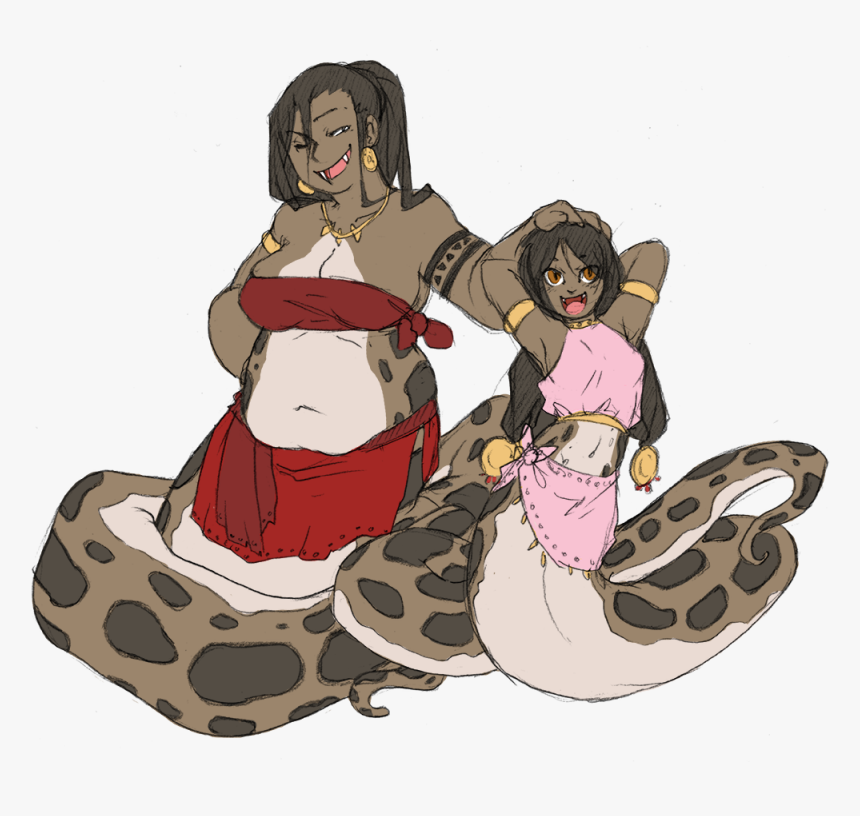 Transparent Fat Baby Clipart - Mia Family Monster Musume, HD Png Download