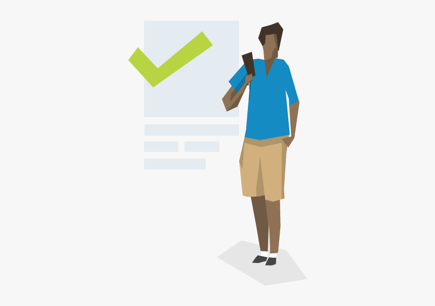 Icon Check List - Standing, HD Png Download