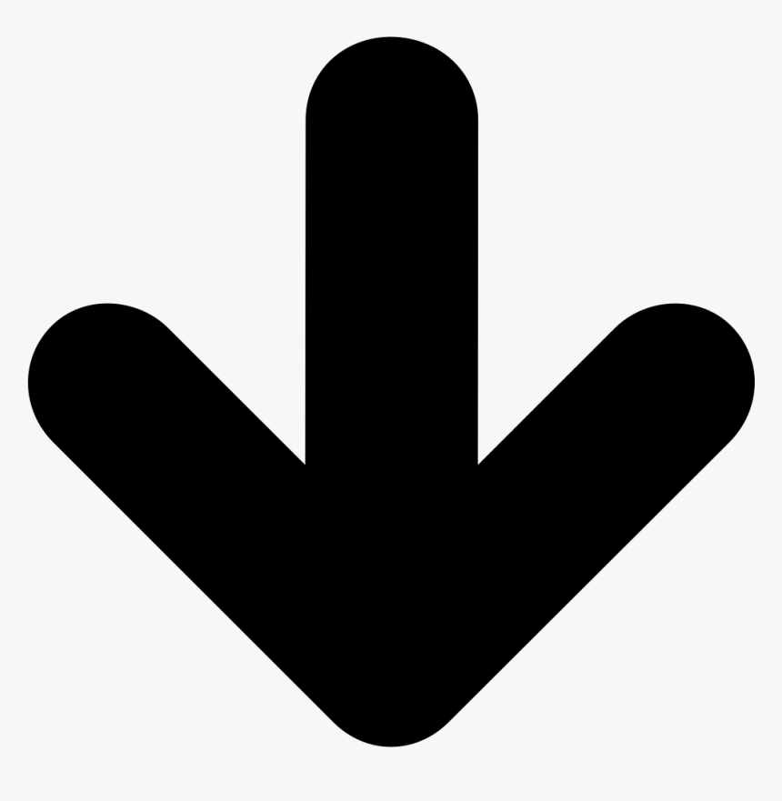 Down With Gross Arrow - Arrow Font Awesome, HD Png Download