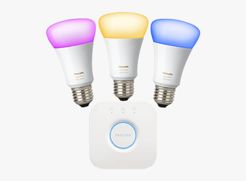 Philips Hue Smart Bulb Starter Kit Review - Philips Hue Transparent, HD Png Download