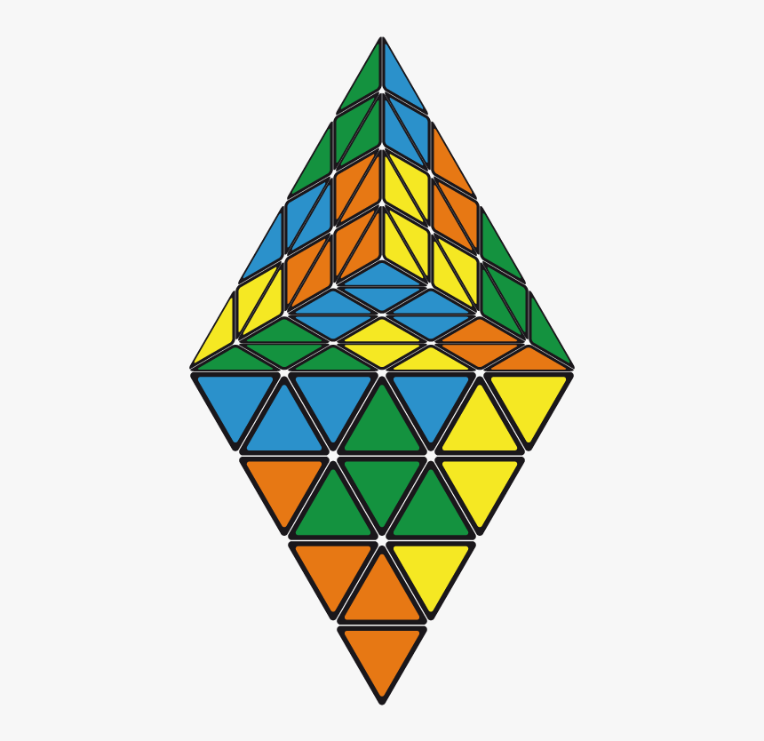 Pretty Patterns Master Pyraminx - Pyraminx, HD Png Download
