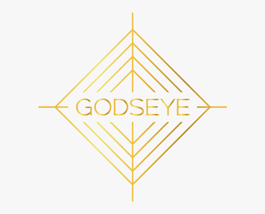 Godseye Logo Gold - Triangle, HD Png Download