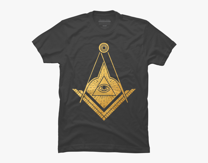 Golden Masonic Symbol All-seeing Eye - Масон, HD Png Download