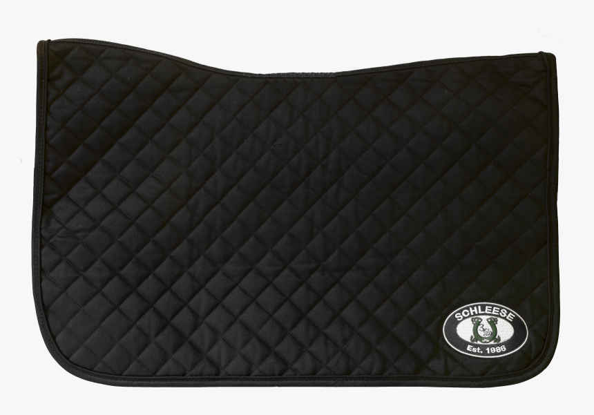 Western Saddle Pad With Schleese Logo - Western Saddle Pad Black, HD Png Download