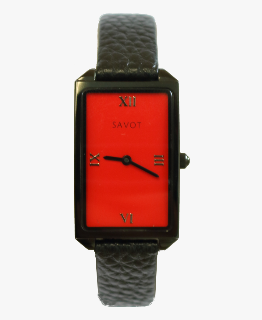 The Red & Black Model From Our Savot Lady Collection - Analog Watch, HD Png Download