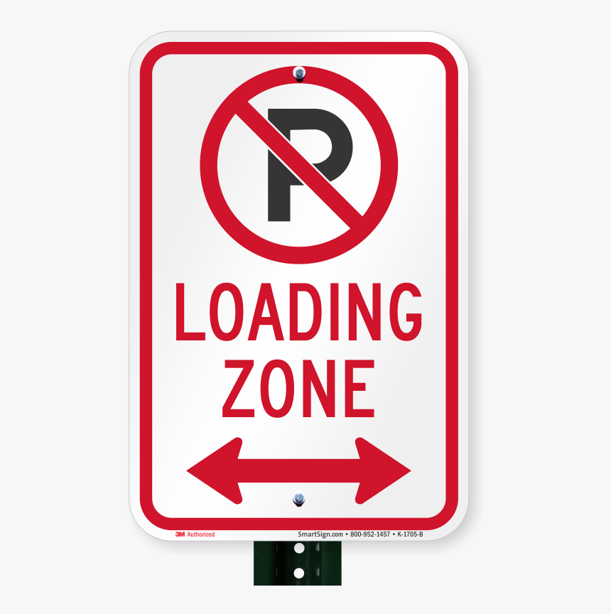 Loading Zone Sign, HD Png Download