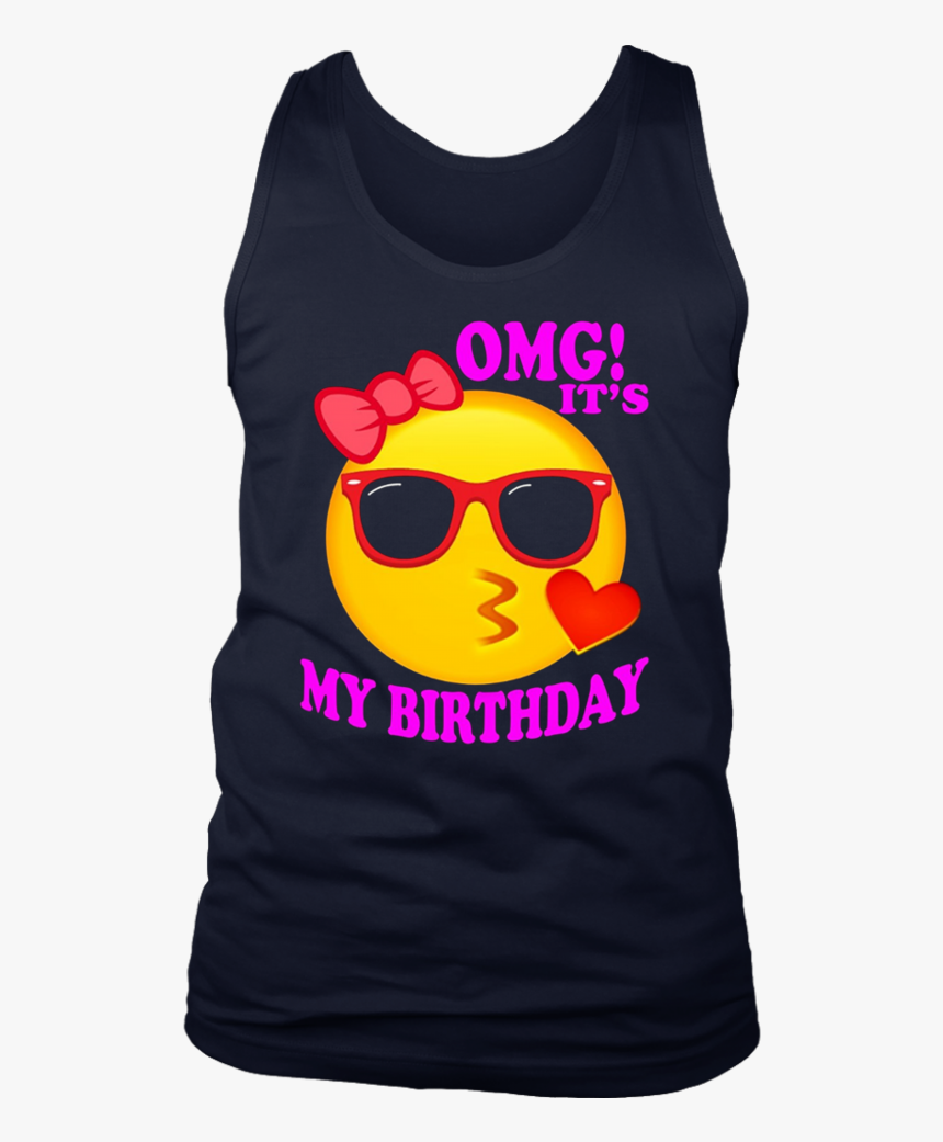 Brithday Emoji Shirt - Active Tank, HD Png Download