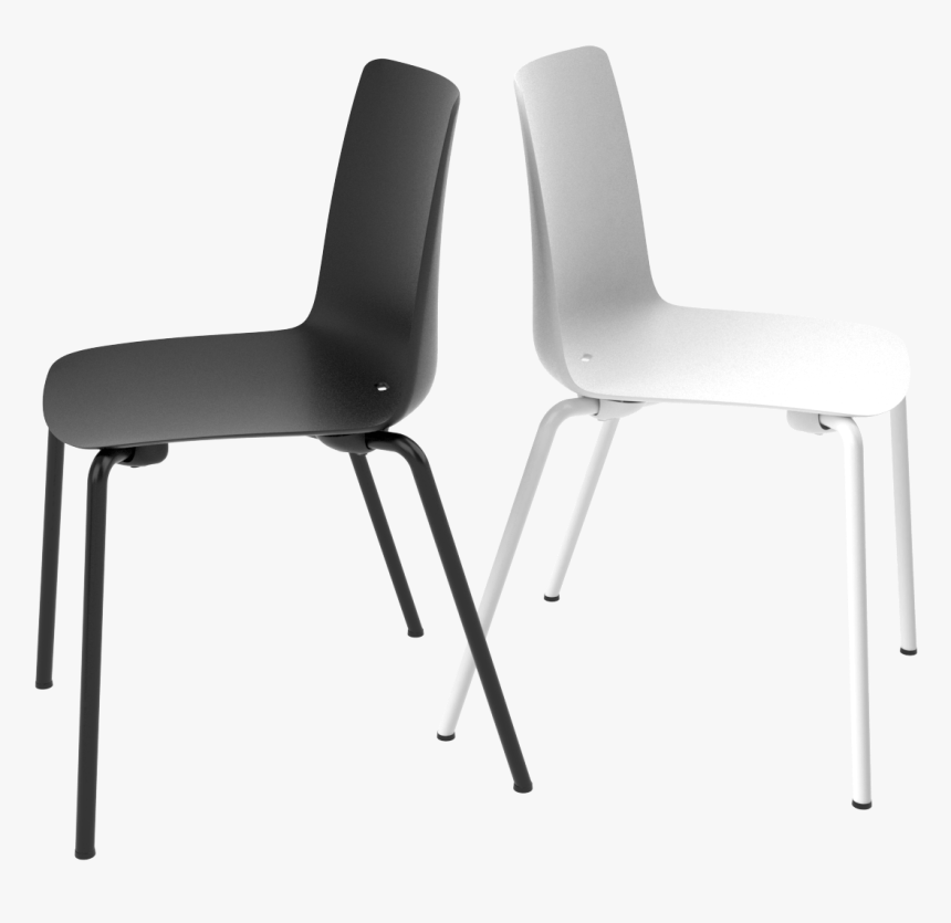 Vesper Sort Hvid - Chair, HD Png Download