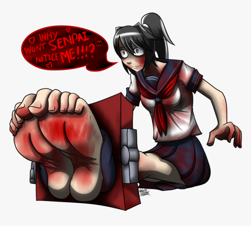 Yandere Simulator Feet, HD Png Download