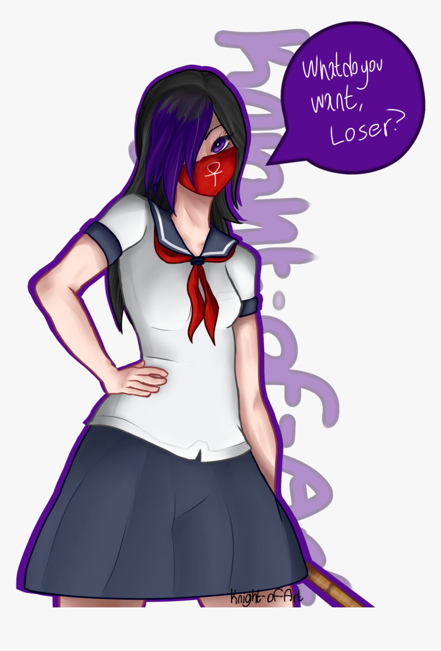 Yandere Simulator Délinquante Violet, HD Png Download