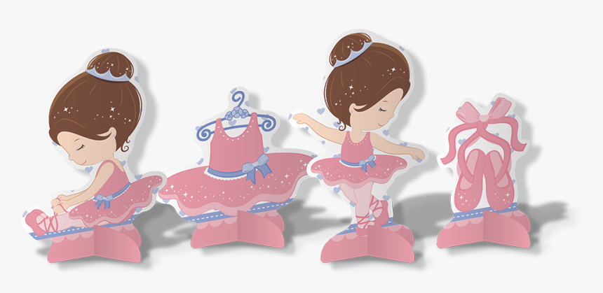 Decoração Mesa De Festa Bailarina , Png Download - Ballet, Transparent Png