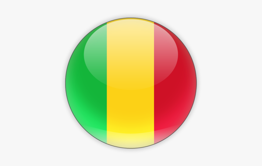 Mali Round Flag Png, Transparent Png