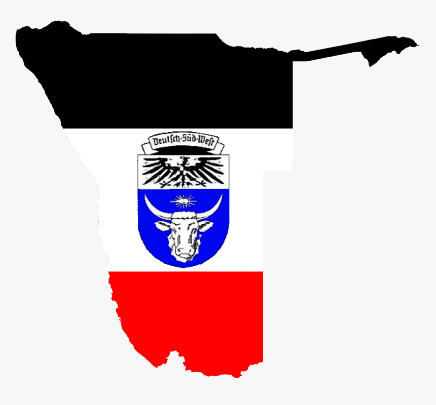 German South-west Africa Flag Map - German South West Africa Flag, HD Png Download