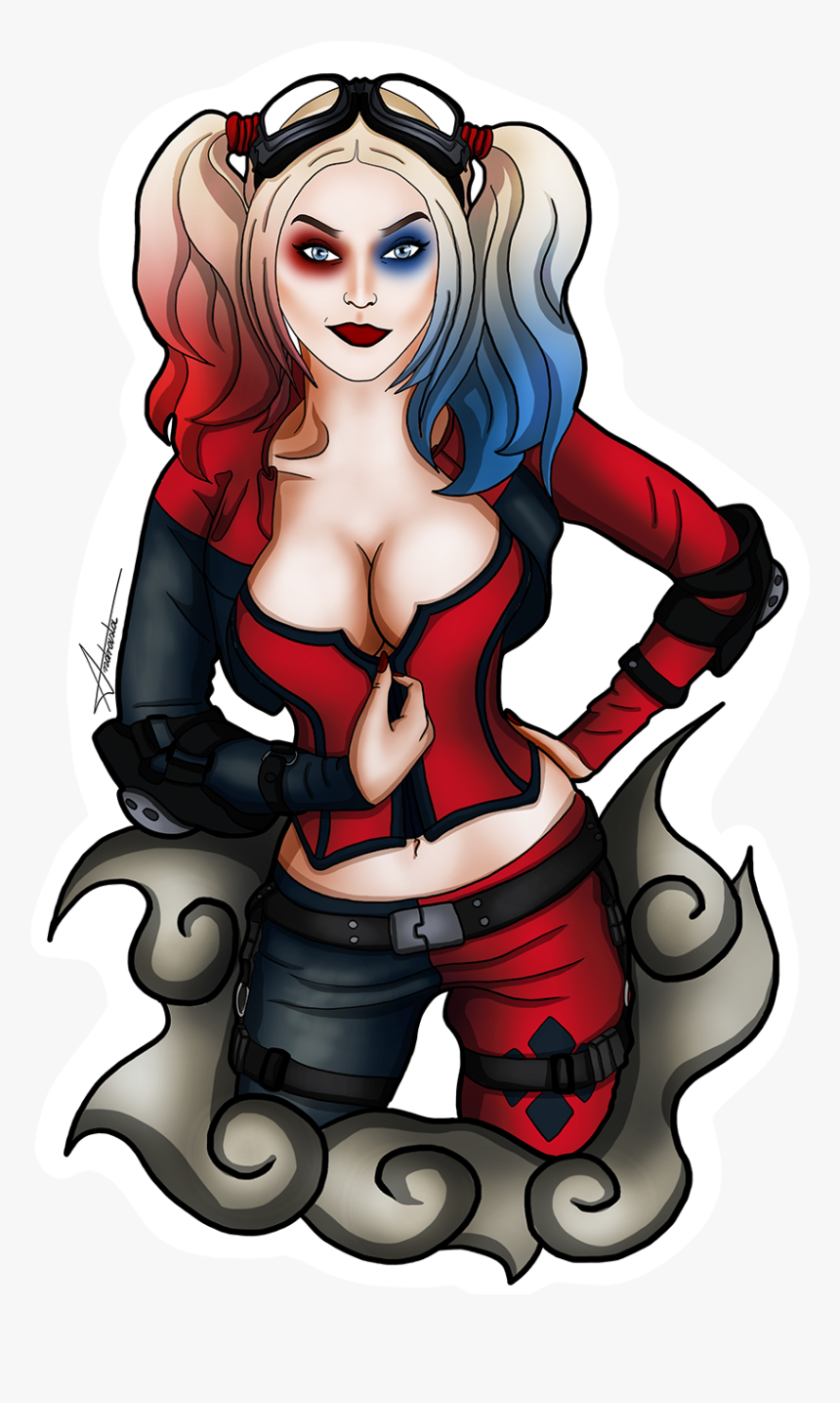 Harley Quinn Cartoon Png, Transparent Png