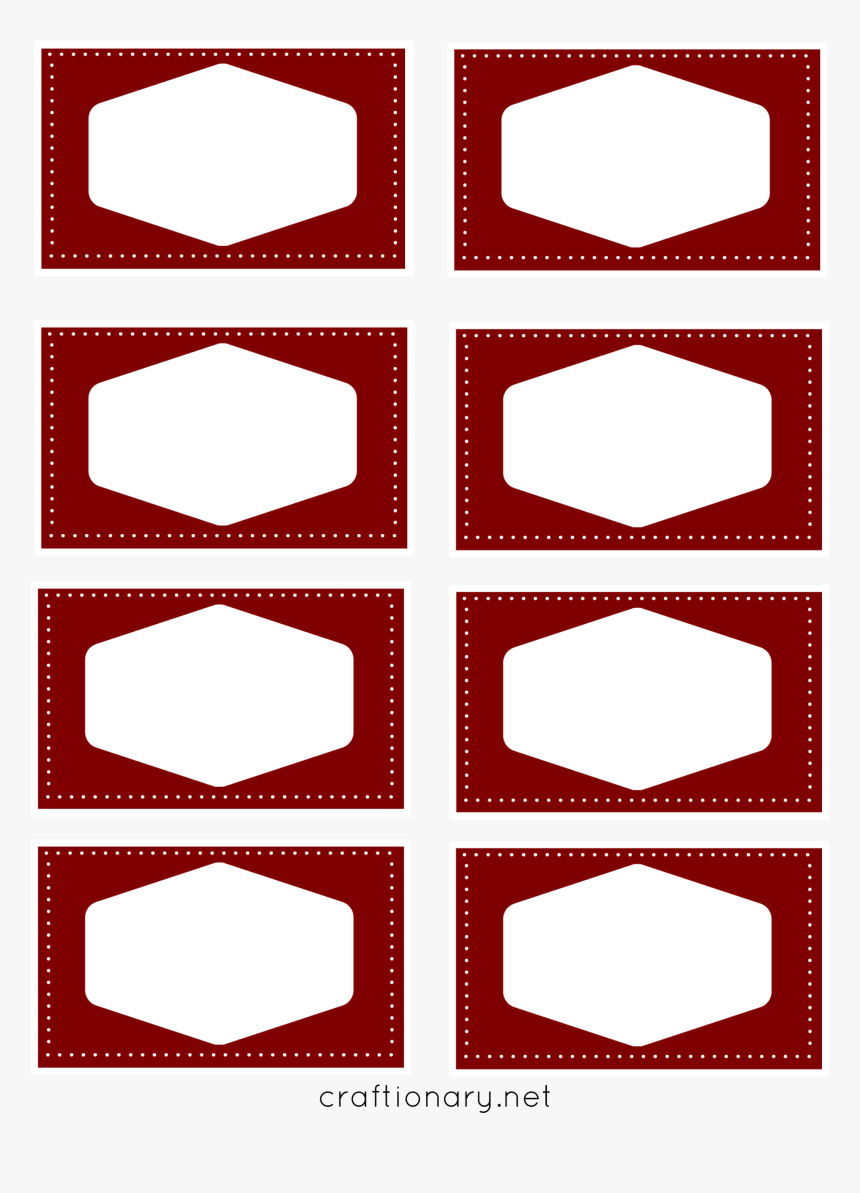 Book Label Printables Red - Printable Book Labels Free, HD Png Download