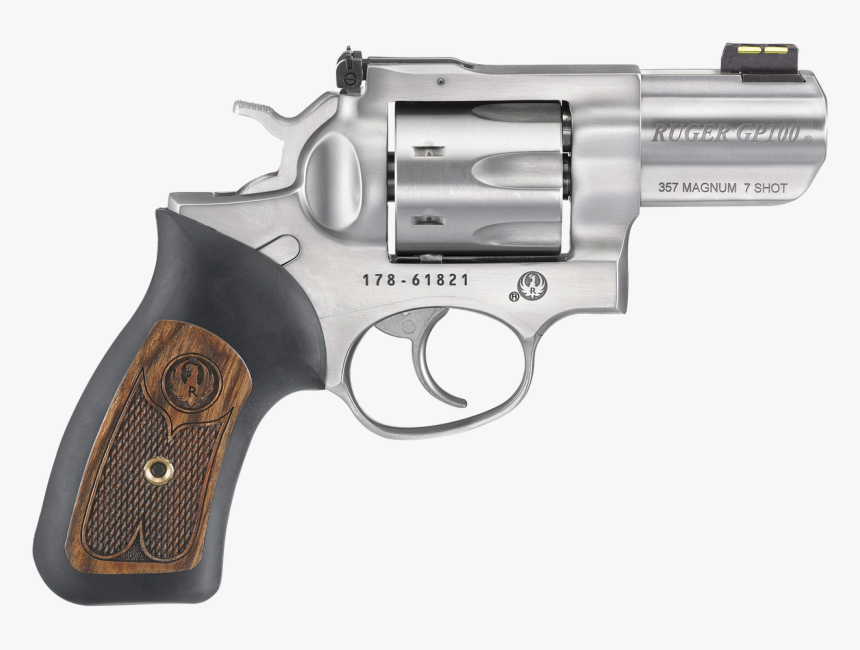 Ruger 1774 Gp100 Standard Single/double 357 Magnum - Ruger Gp100 2.5 Inch, HD Png Download