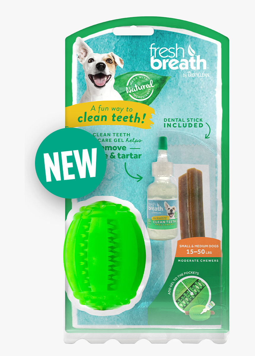 Fresh Breath By Tropiclean Clean Teeth Oral Care Fresh - Non-sporting Group, HD Png Download