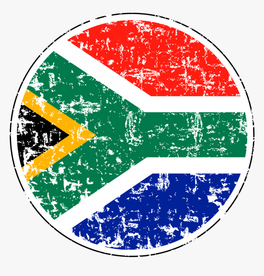 Beach Towel - Round Sa Flag Logo, HD Png Download