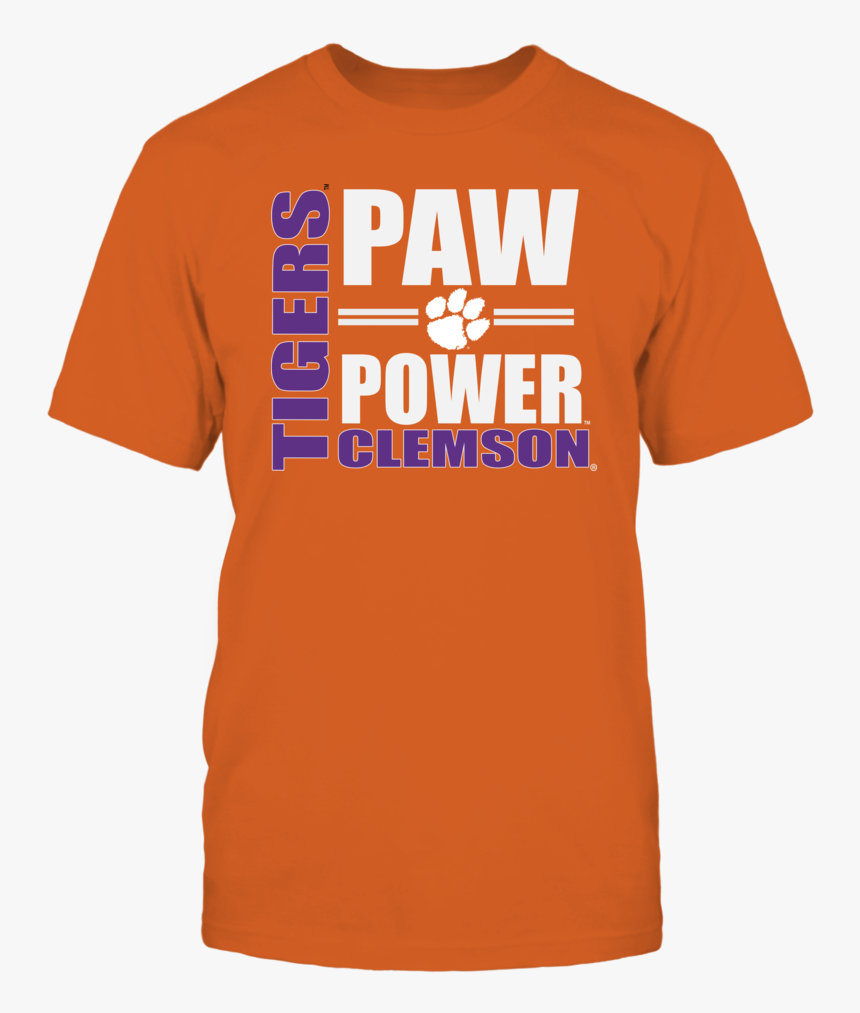 Clemson Tiger Football Paw Power T Shirt - Active Shirt, HD Png Download