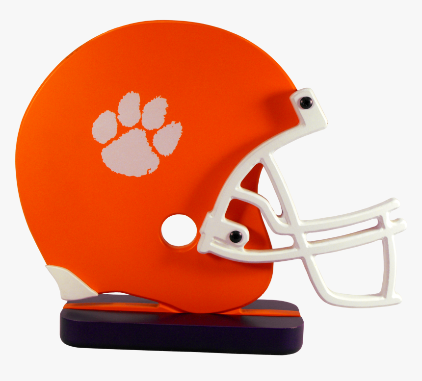 Transparent Football Helmet Front Clipart - Clemson Tiger Paw, HD Png Download