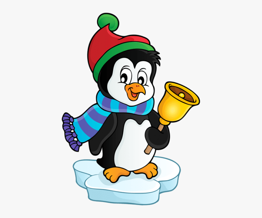 Penguin Png Transparent Images - Penguin Christmas Clipart Transparent, Png Download