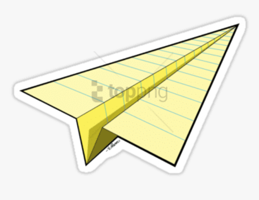 Paper Airplane 10 By Yopedro - Illustration, HD Png Download