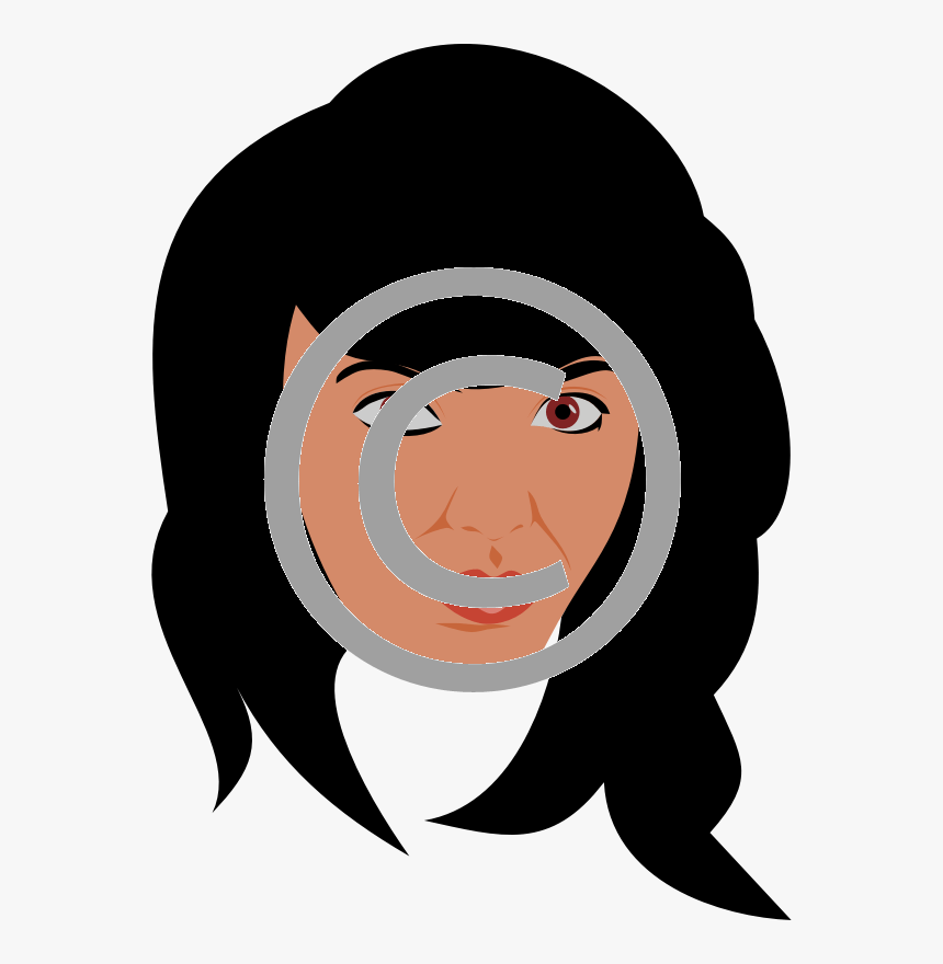 Cabeza De Mujer En Caricatura, HD Png Download